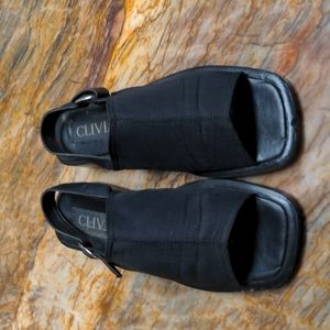 CLIVIA Black Sandals-37